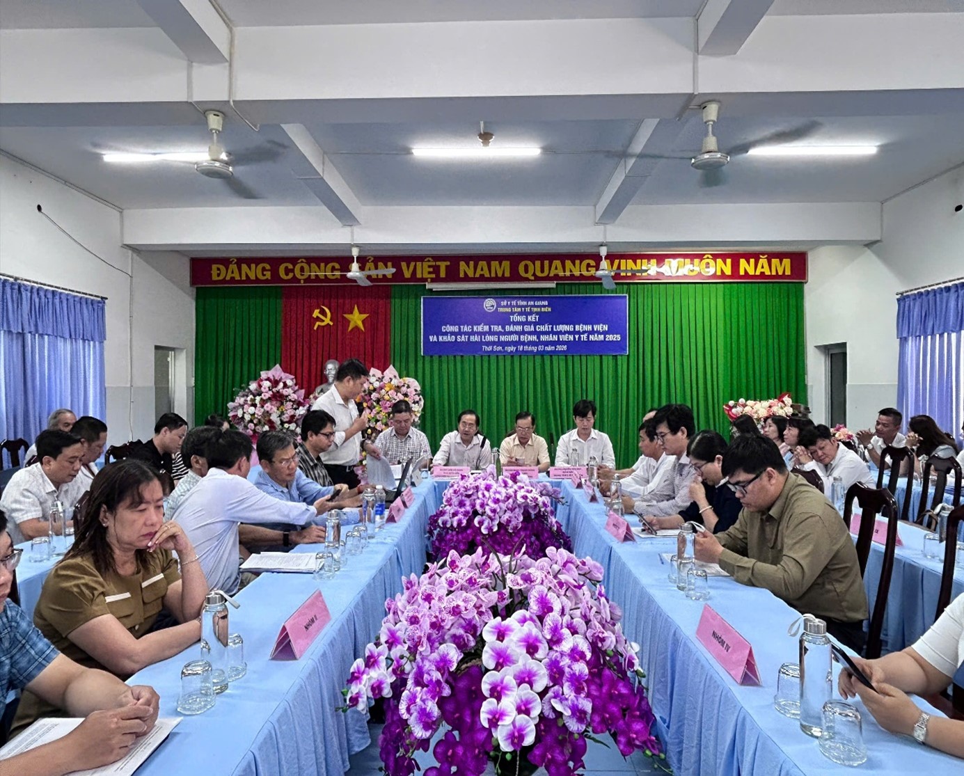 Trung tâm Y tế Tịnh Biên tiếp đoàn kiểm tra Sở Y tế tỉnh An Giang  đánh giá chất lượng năm 2025